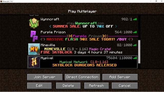 Hypixel SERVER IP ADDRESS смотреть онлайн