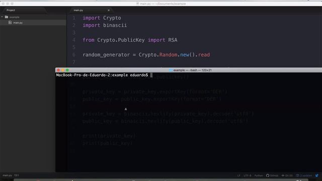 Cifrado Asimétrico con Python смотреть онлайн