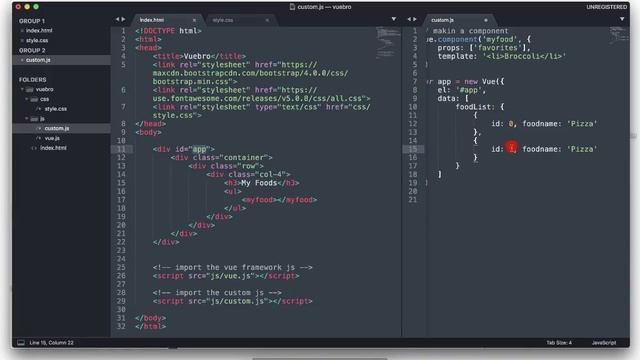 Vuebro #4 - Reusable Component Web Design Tutorial смотреть онлайн