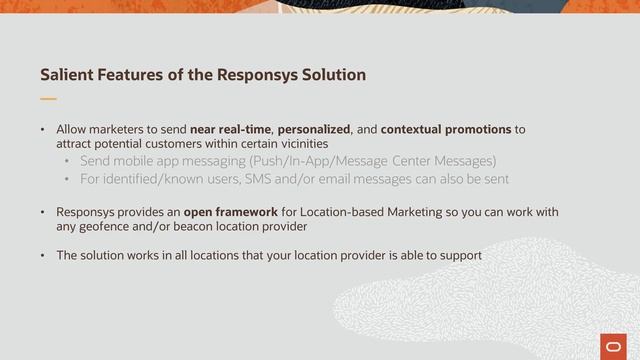 Oracle Responsys - Location Based Marketing with Geofences & Beacons: Solution Overview смотреть онлайн