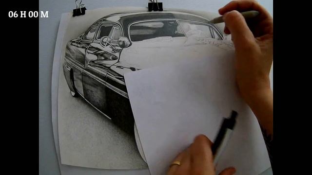 Classic Car Drawing смотреть онлайн