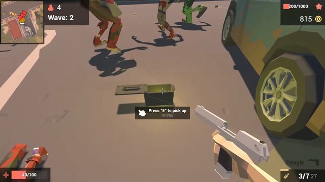KILLING ZOMBIES!! - Body Rain - Awesome Zombie Survival Game смотреть онлайн