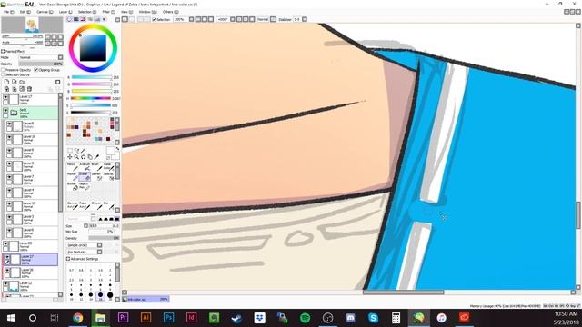 SPEEDPAINT: Link [SAI + PHOTOSHOP] смотреть онлайн