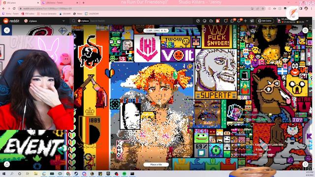 "What are they building.. OHHH" r/place смотреть онлайн