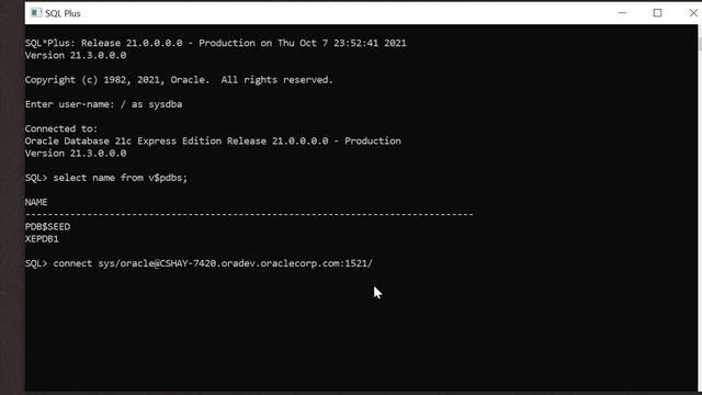 Oracle Database Express Edition (XE) 21c on Windows - Installing and Getting Started смотреть онлайн