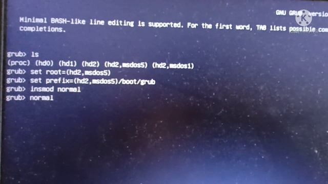 Fix Ubuntu Boot Error - Minimal BASH-like line editing is supported | GRUB version 2.02 смотреть онлайн