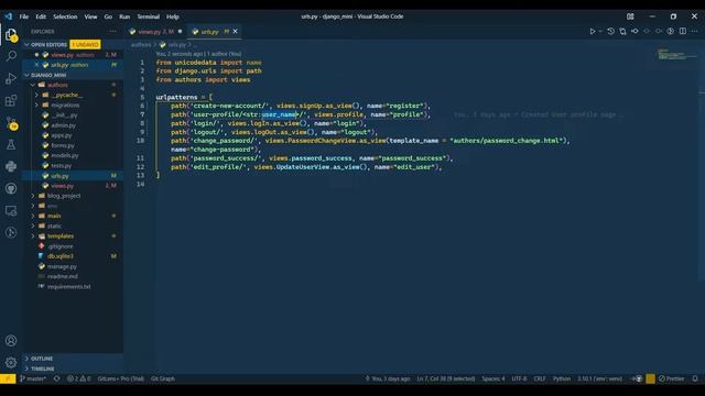 Class based view 4 | User Profile | Django | Python смотреть онлайн