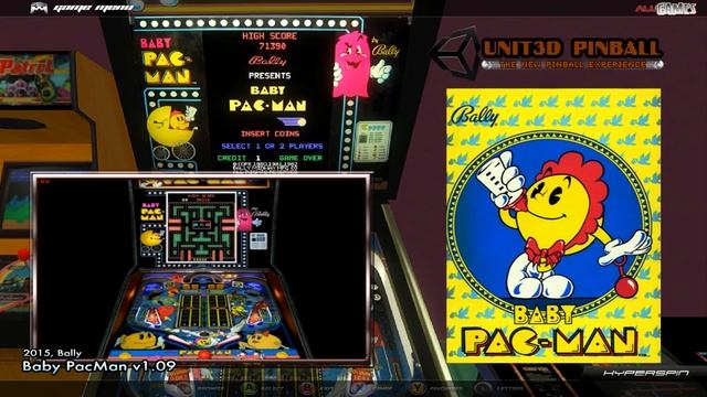 HYPERSPIN - Unit3D Pinball | 14 Tables смотреть онлайн