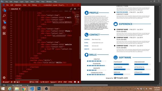 Верстка сайта в честь Gumea. Спасибо за донат (часть 1). Html-размета смотреть онлайн