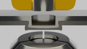 3D визуализация работы пуклевочного Clinching оборудования.