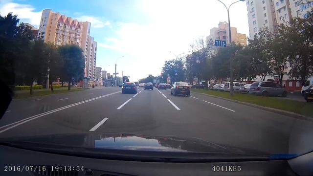 2016 0716 Минск такси по встречной, Логойский тракт смотреть онлайн