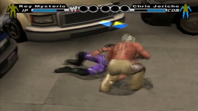 WWE: Smackdown vs Raw (PS2) walkthrough - Parking Lot Brawl смотреть онлайн