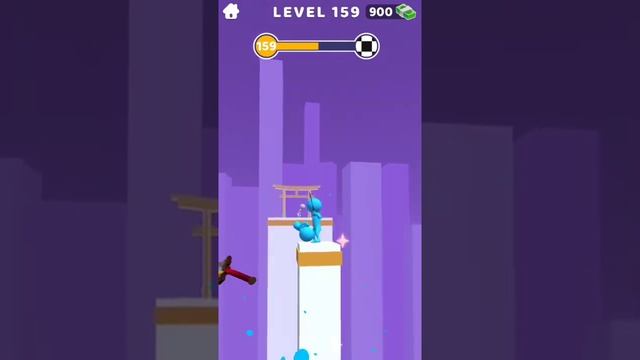 Ninja Slice Runner 3D Game | Level 159 | Sword Play! Ninja Slice Runner 3D Game YouTube Short смотреть онлайн
