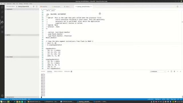 004 STM32 - Enable printf function to write to UART смотреть онлайн
