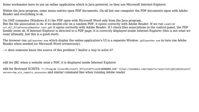 Java program opens PDF with Microsoft Word (2 Solutions!!) смотреть онлайн