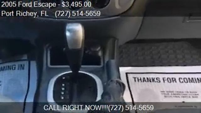 2005 Ford Escape XLT AWD 4dr SUV for sale in Port Richey, FL смотреть онлайн