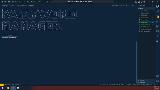 Python project: Password Manager (CLI) смотреть онлайн