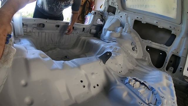 Gutted And Painted Interior Track EG Hatch Build!