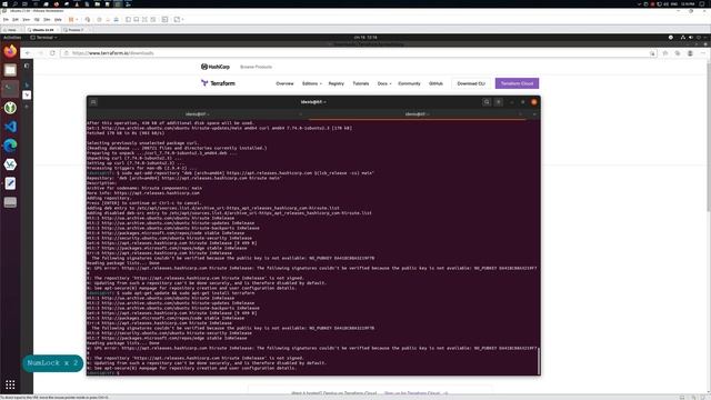 Установка Terraform на Ubuntu 21.04 (Hirsute Hippo) смотреть онлайн