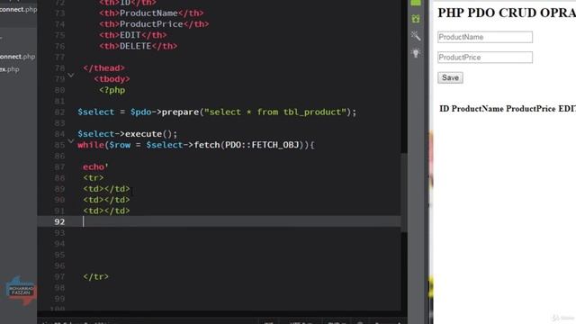 32 || Show data || Show data on HTML Table || Crud in php || SQL || PHP 8 || #code смотреть онлайн