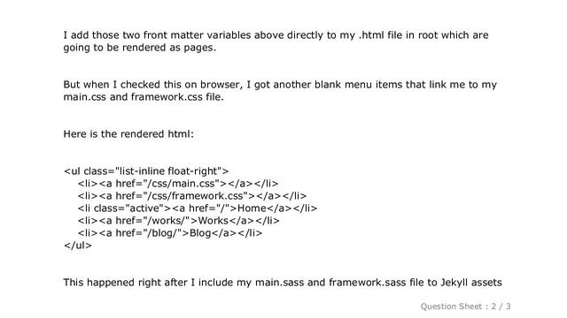 HTML : Jekyll detect sass file with yaml front matter as page смотреть онлайн