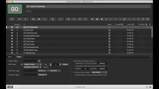 3  Behringer X32 & QLab Multitrack