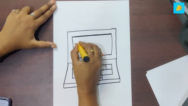 How to Draw a Cute Portable Computer ❤️ 1 Minute Art смотреть онлайн