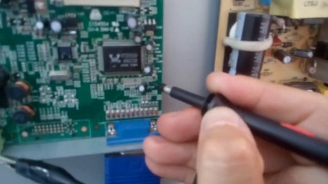 Монитор ViewSonic VG2021WM отключается. Что делать? Ремонт. смотреть онлайн