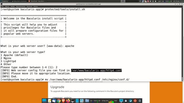 Bacularis Web - Installation On RPM-based System
