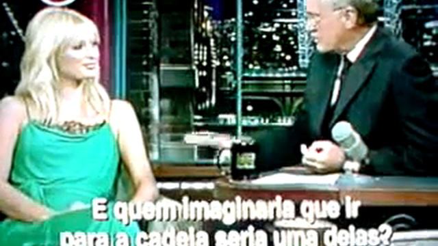 Paris Hilton on Late Show/David Letterman 25/09/2008 смотреть онлайн