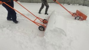 Отвал для уборки снега ручной