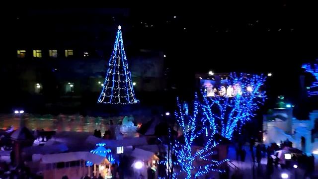 Россия, Омск, "Беловодье 2015" (Russia, Omsk, Ice town "Belovode 2015") смотреть онлайн