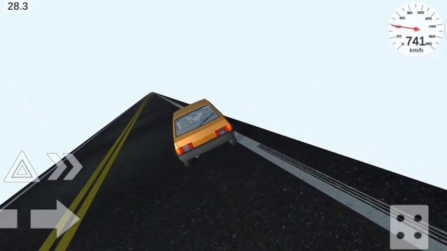 Максимальная скорость! 700 км/ч на жиге! Simple Car Crash!