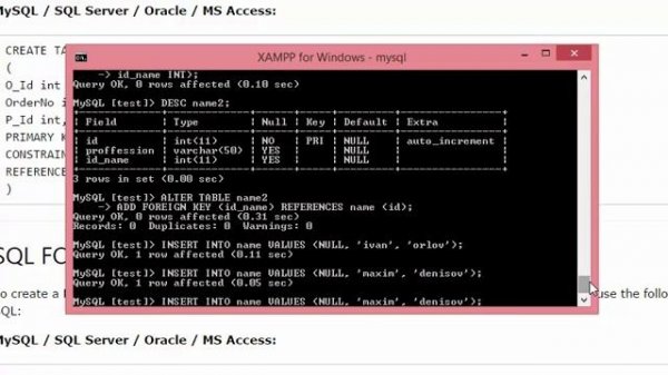 Работа с SQL: создание таблиц, ключей и JOIN-запросы