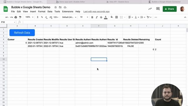 How to connect Bubble.io apps directly with Google Sheets in 5 minutes - no subscriptions required смотреть онлайн