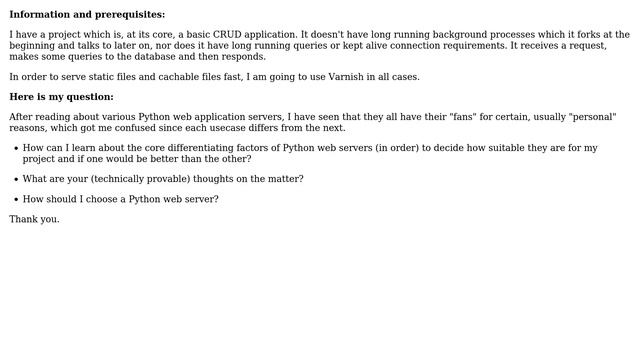 DevOps & SysAdmins: How to choose a web server for a Python application? (2 Solutions!!) смотреть онлайн