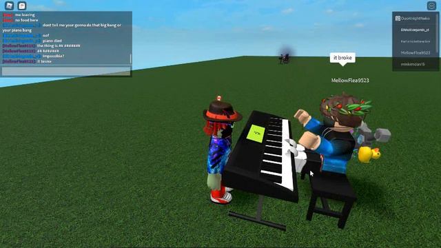 my freind did rush e on real piano (roblox)(WENT IN FLAMES )(stuff in desc) смотреть онлайн