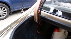 Хендай акцент установка камеры заднего вида видео регистратор ARTWAY