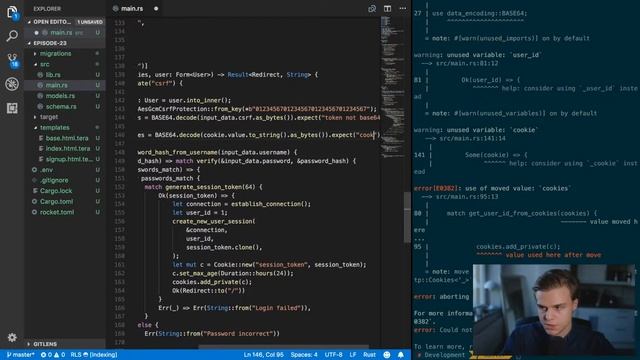 CSRF in Rocket! - Program in Rust #23 смотреть онлайн