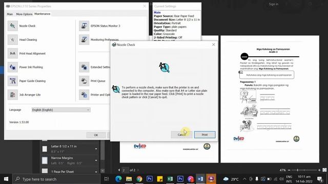 How to FIX Blurry & Glitched Print || EPSON L120 || EPSON L11O смотреть онлайн