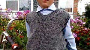 2 жилета спицами на мальчика 6 лет.Небольшой обзор.