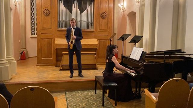 Сезар Франк - Соната для скрипки и фортепиано (в переложении для саксофона) 3 и 4 части смотреть онлайн