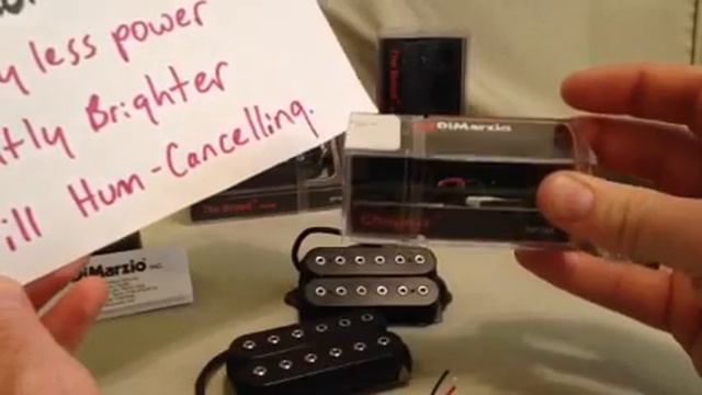 Dimarzio Humbuckers: Series vs Parallel Wiring смотреть онлайн