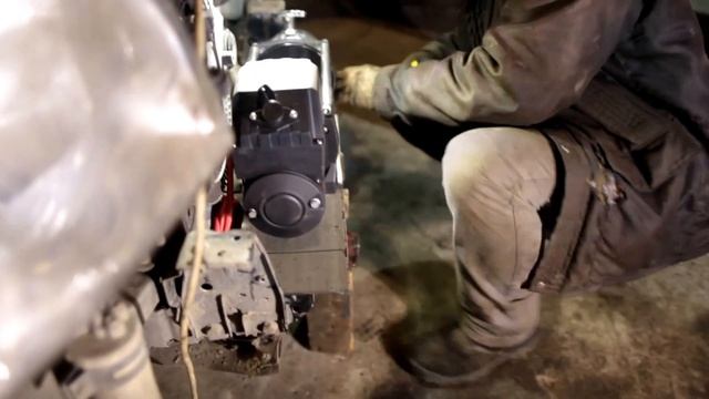Установка лебедки #SuperWinch #TS9500 в штатный бампер #Nissan #NP300
