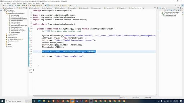 ? Create New Browser Window | Create new Browser Tab in Selenium WebDriver ? смотреть онлайн
