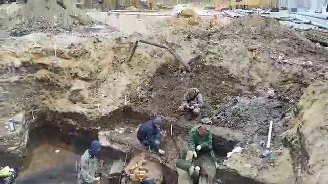 Раскопки в центре Тулы смотреть онлайн
