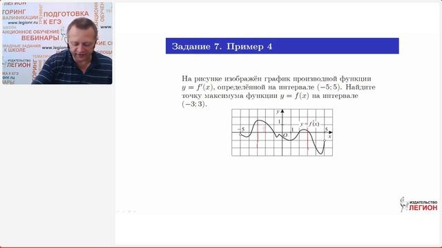 Производная и ее применение к исследованию функций в базовом и профильном ЕГЭ по математике смотреть онлайн