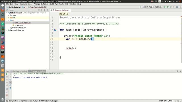 17 - Arithmetic operators Part 1 in Kotlin العمليات الرياضية الجزء 1 смотреть онлайн