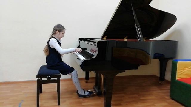 С. Прокофьев "Марш" из цикла "Детская музыка" исп. Дерюгина Софья 9 лет, 2 класс смотреть онлайн