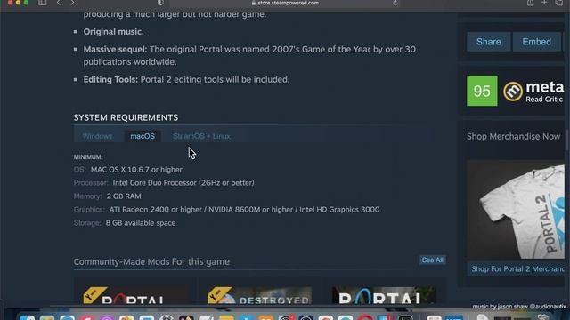 How To Play Portal 2 on MAC? Quick Tutorial смотреть онлайн